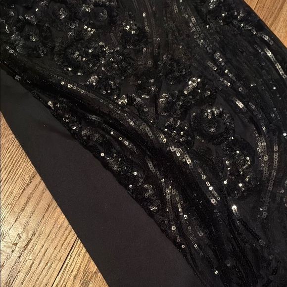 Molly Bracken Black Sequin Sleeveless Cocktail Dress - Picture 11 of 13